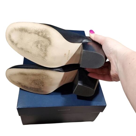 COLE Haan Tioga bootie II black leather size 11 - Picture 7 of 13